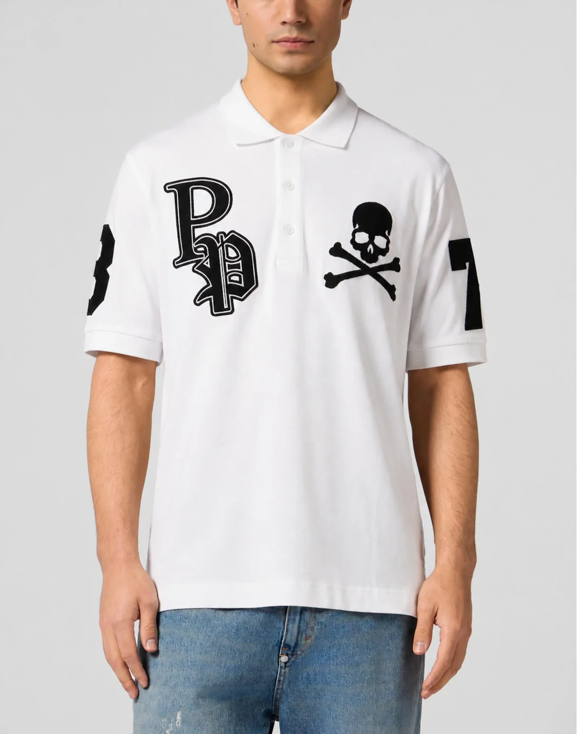 Polo Skull Contrast Colors, цвет: Белый