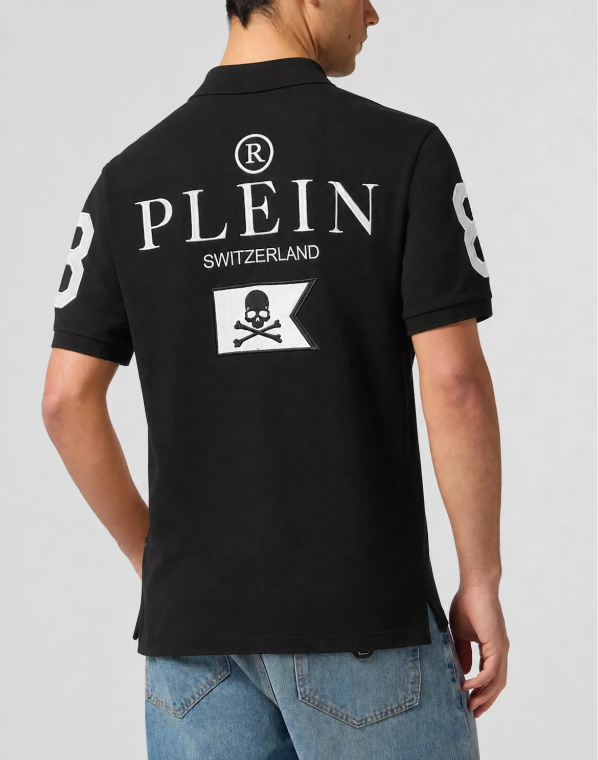 Polo Skull Contrast Colors, цвет: Черный