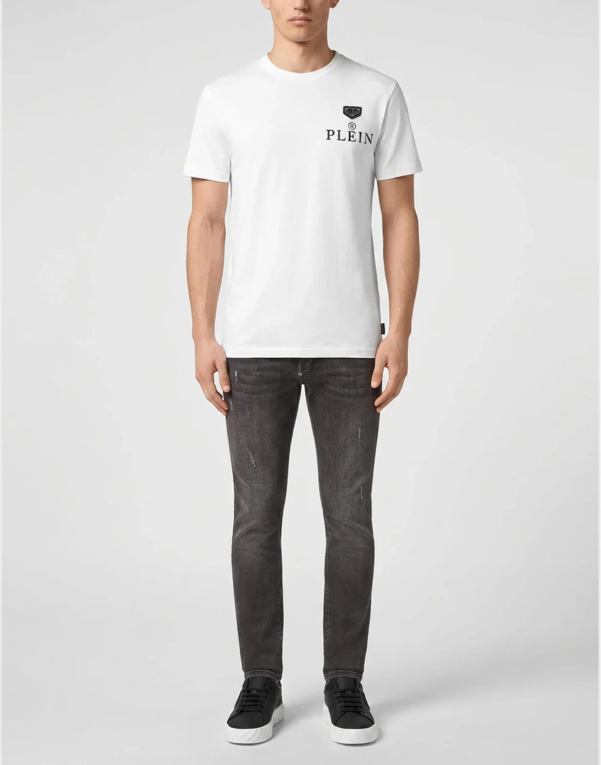 Jersey T-Shirt Plein R, цвет: Белый