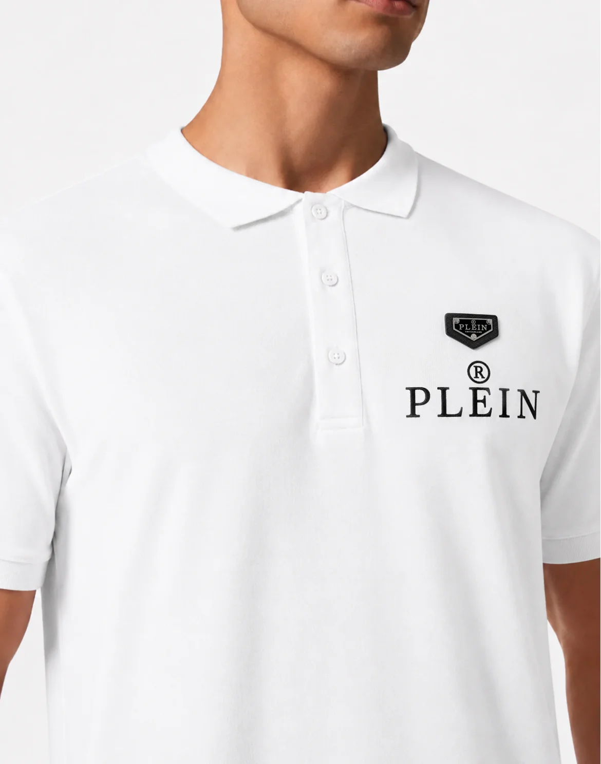 Polo T-Shirt Plein R, цвет: Белый