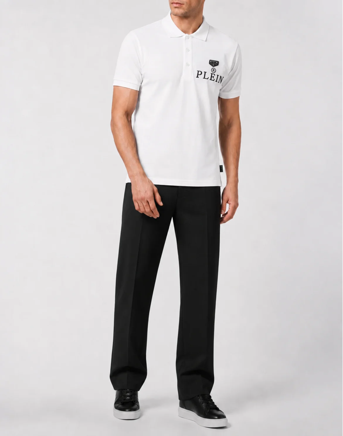 Polo T-Shirt Plein R, цвет: Белый