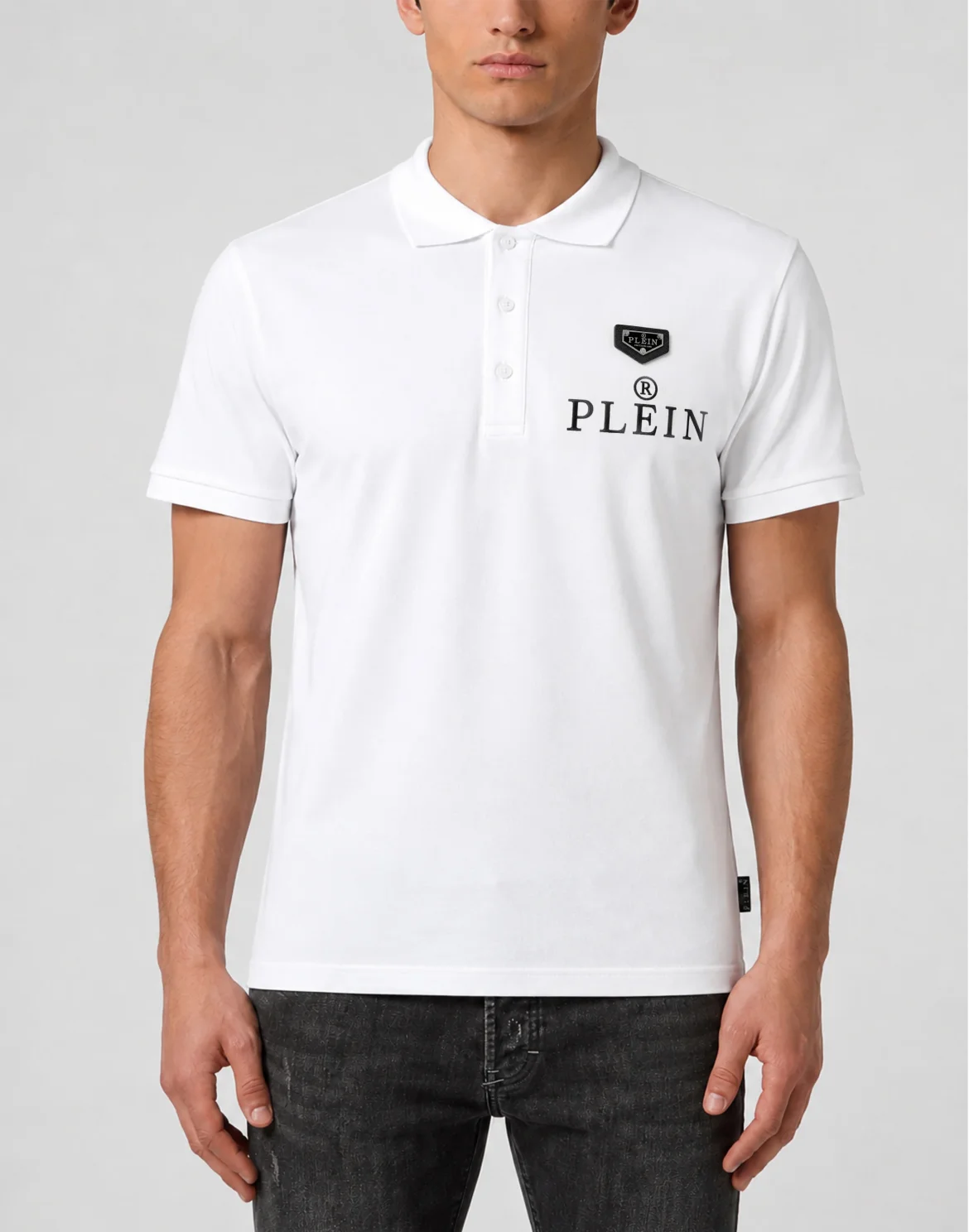 Polo T-Shirt Plein R, цвет: Белый