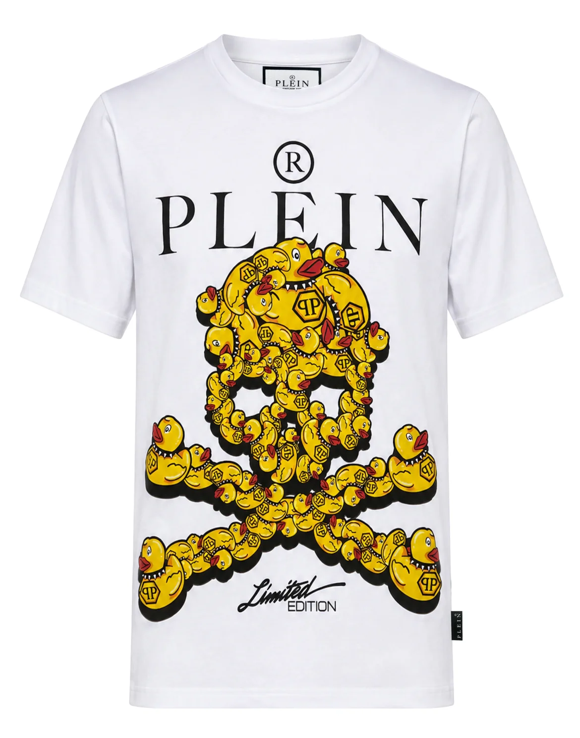 Jersey T-Shirt Plein Duck Skull, цвет: Белый