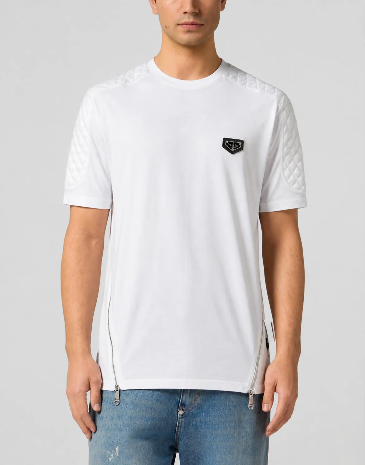 Jersey T-Shirt Padded Sleeves, цвет: Белый