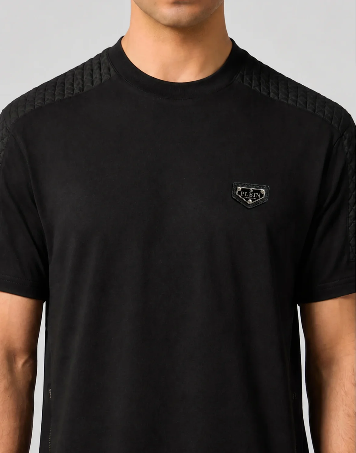 Jersey T-Shirt Padded Sleeves, цвет: Черный