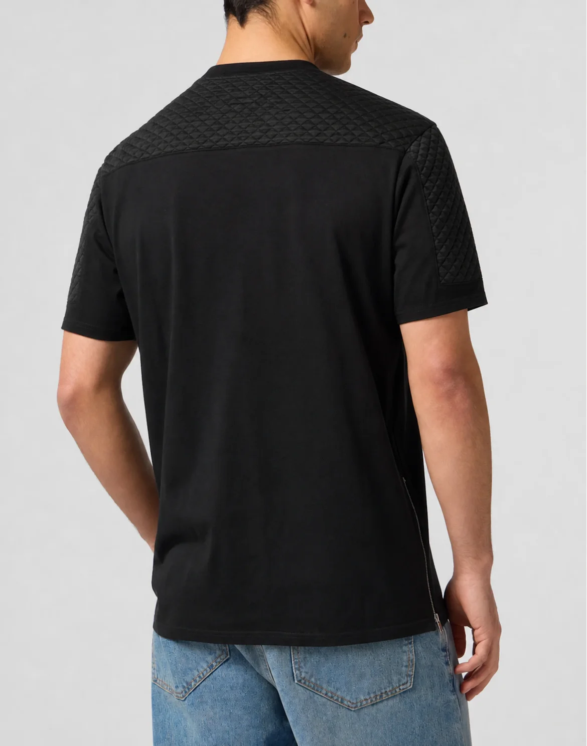 Jersey T-Shirt Padded Sleeves, цвет: Черный