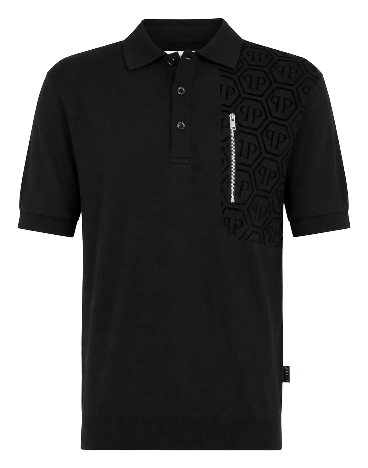 Polo T-Shirt Monogram Cut Cross, цвет: Черный