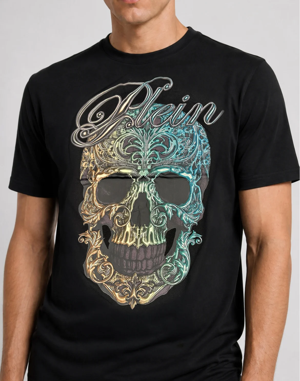 Jersey T-Shirt Plein Skull Baroque, цвет: Черный