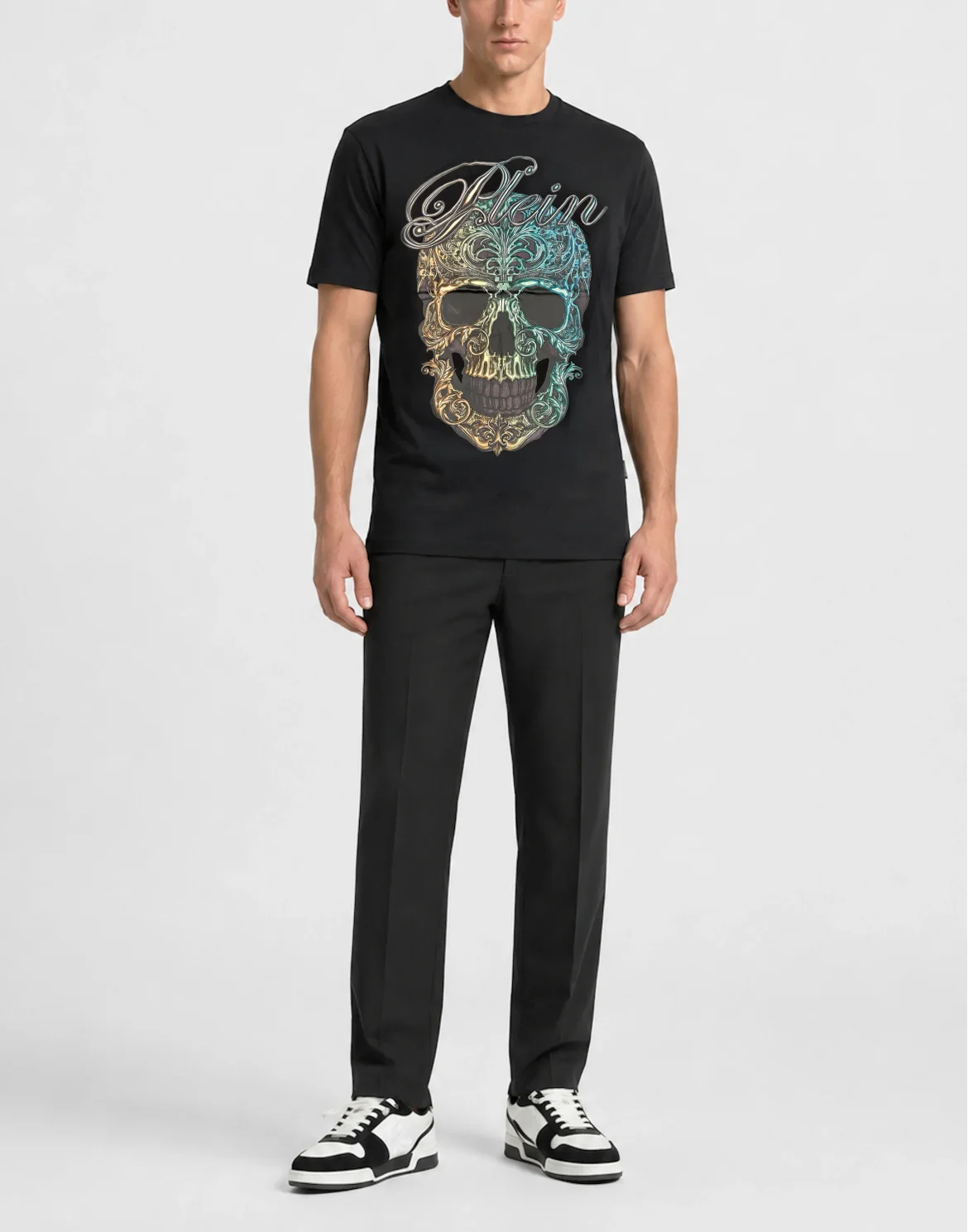 Jersey T-Shirt Plein Skull Baroque, цвет: Черный