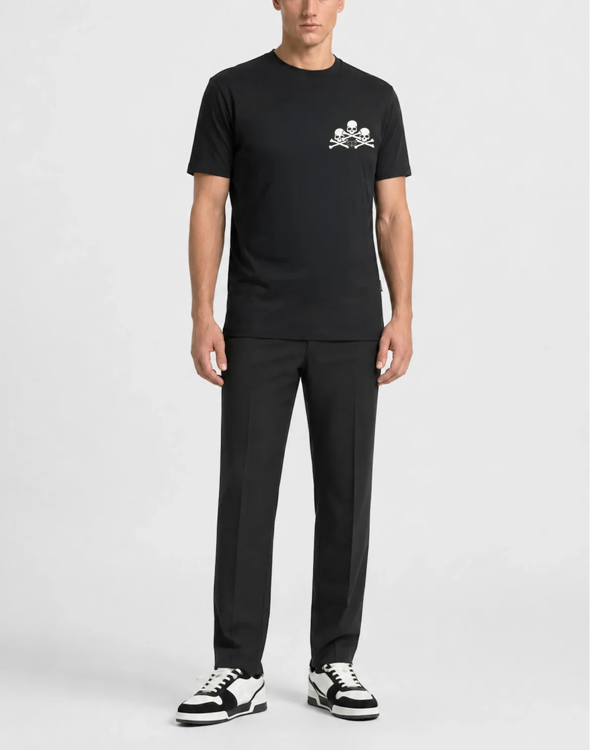 Jersey T-Shirt Plein Skulls, цвет: Черный