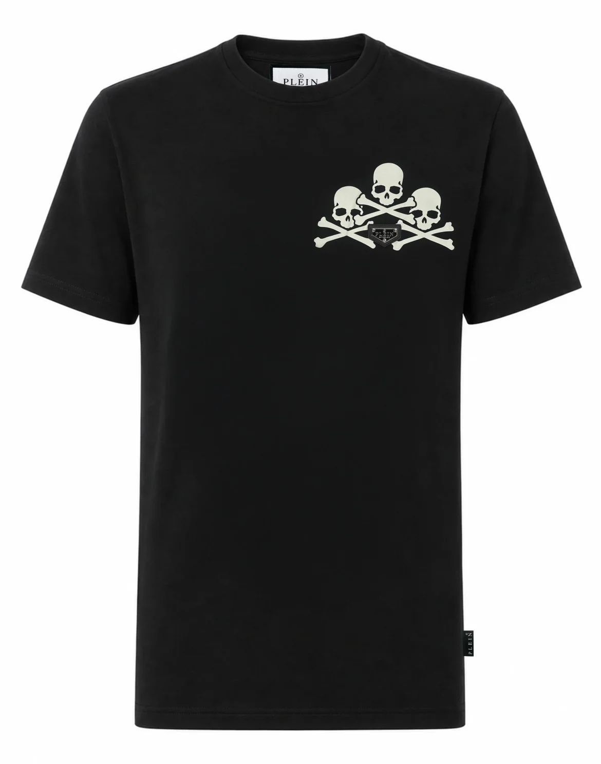 Jersey T-Shirt Plein Skulls, цвет: Черный