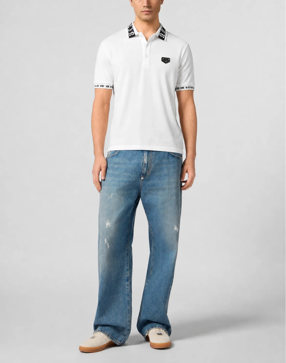 Polo T-Shirt Gothic, цвет: Белый