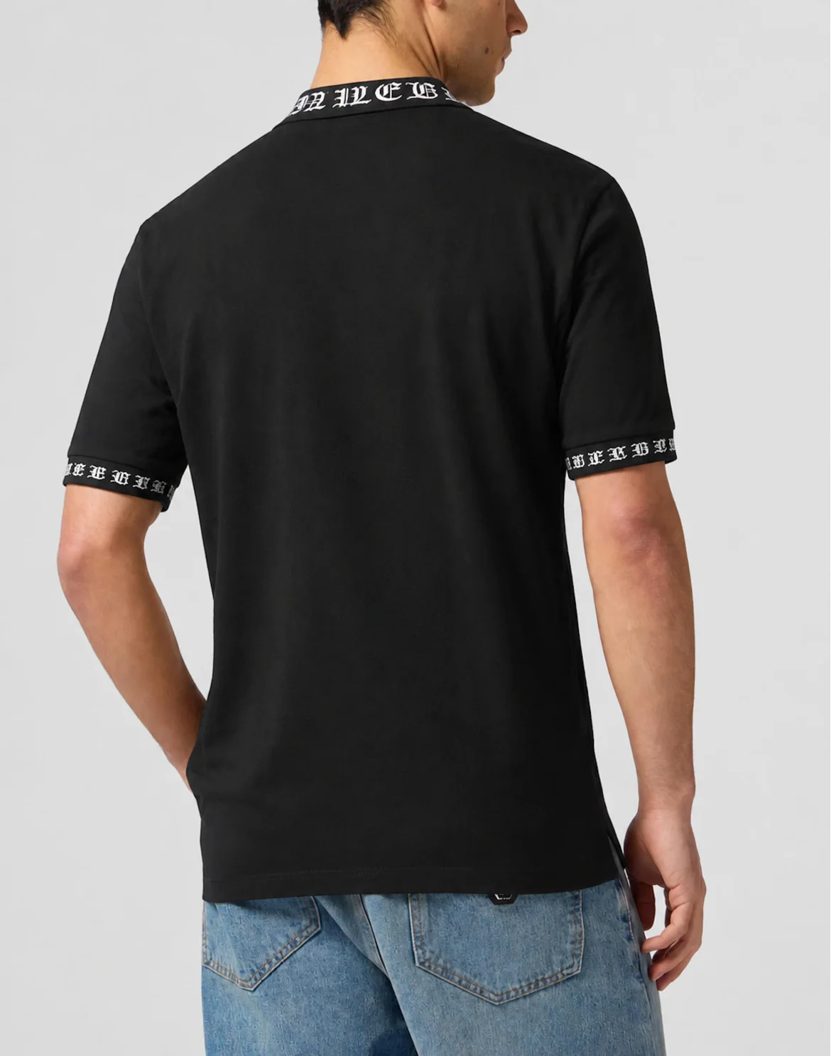 Polo T-Shirt Gothic, цвет: Черный