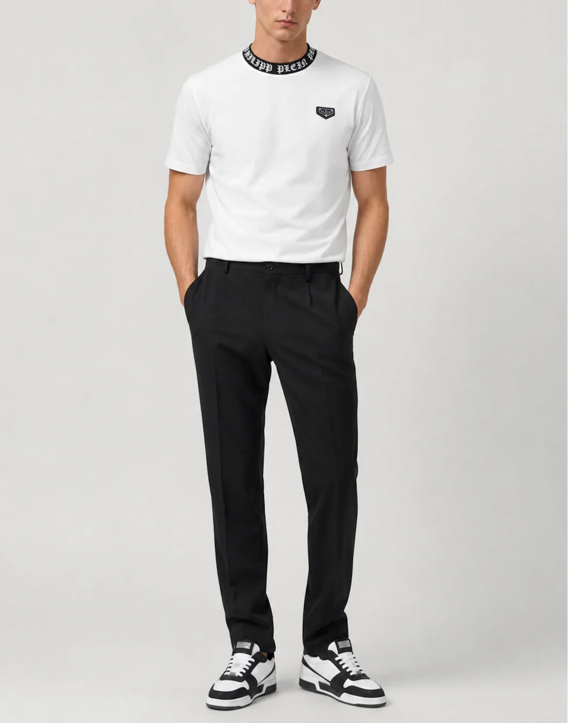 Jersey T-Shirt Plein Gothic, цвет: Белый