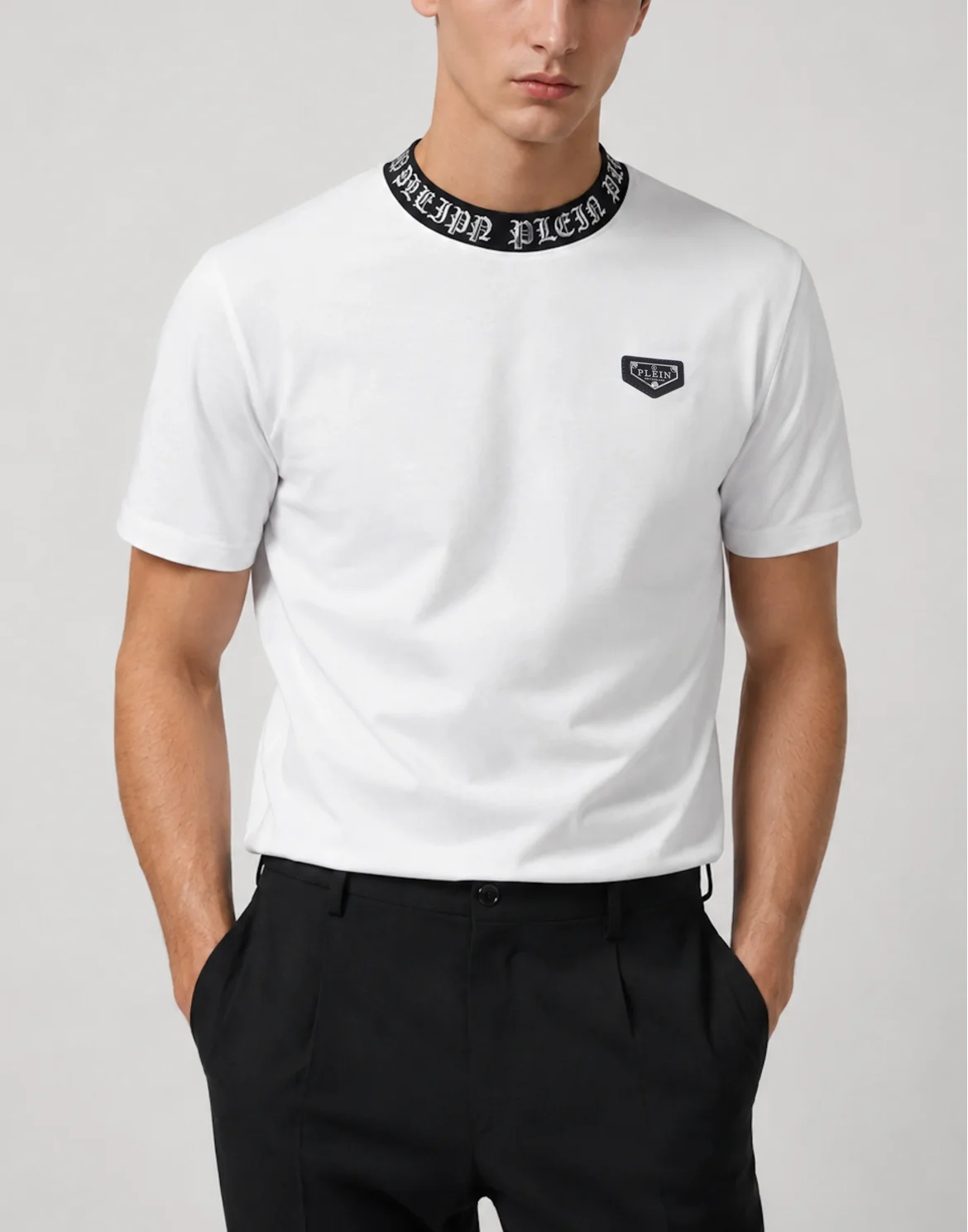 Jersey T-Shirt Plein Gothic, цвет: Белый