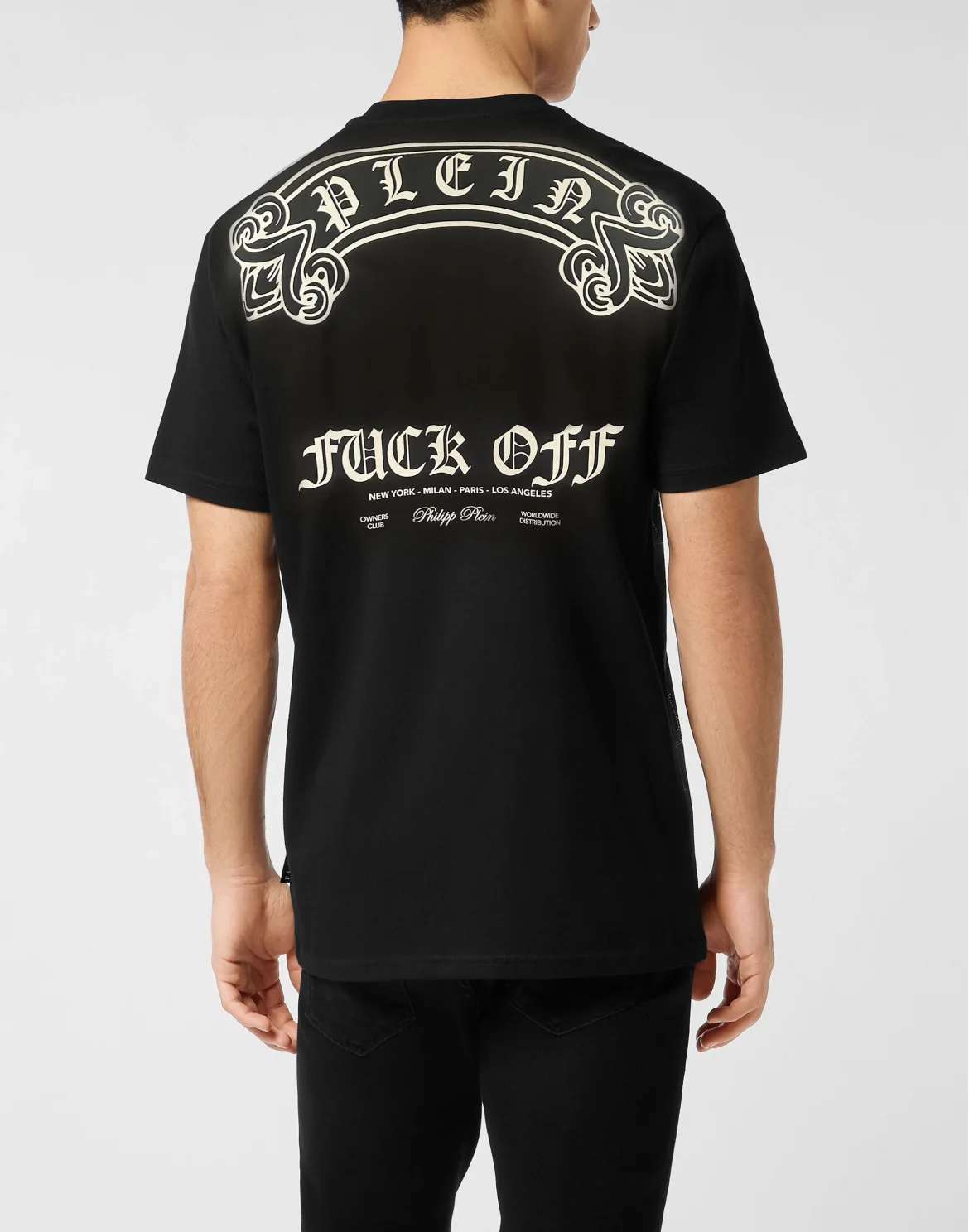 Jersey T-Shirt Fuck Off, цвет: Черный