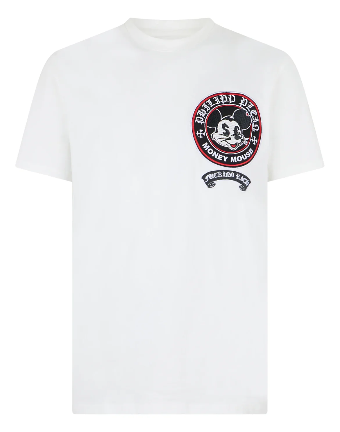 Jersey T-Shirt Plein Mouse Money, цвет: Белый