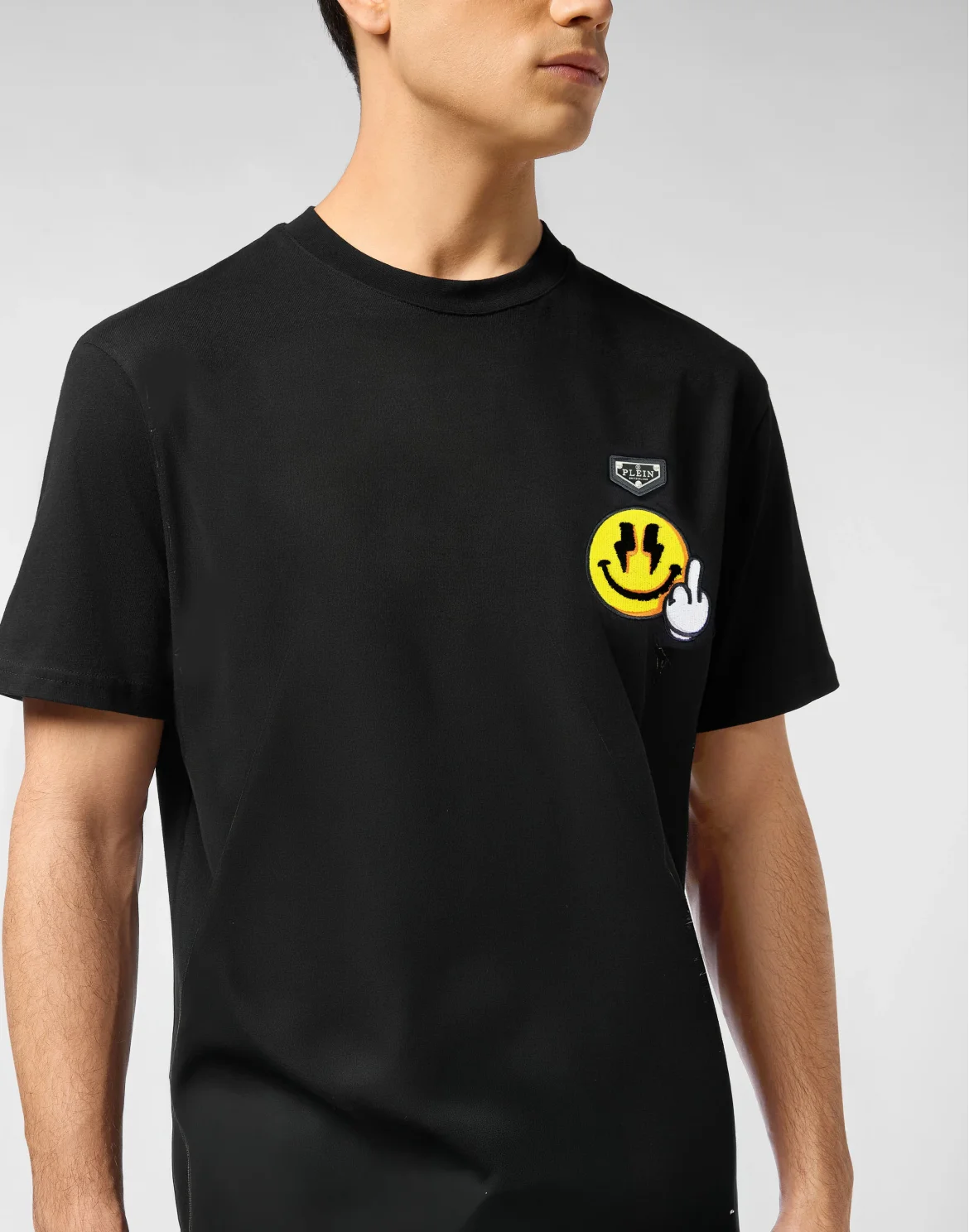 Jersey T-Shirt Fuck Smile, цвет: Черный