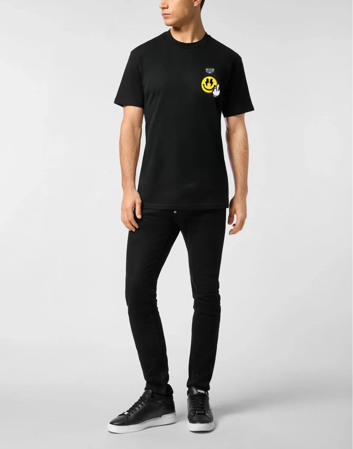 Jersey T-Shirt Fuck Smile, цвет: Черный