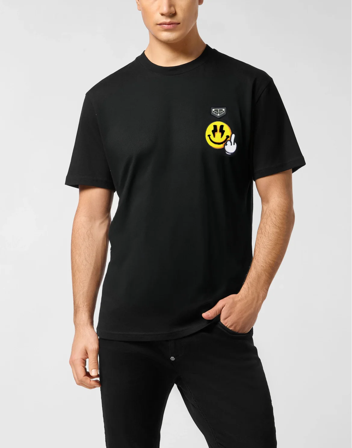 Jersey T-Shirt Fuck Smile, цвет: Черный