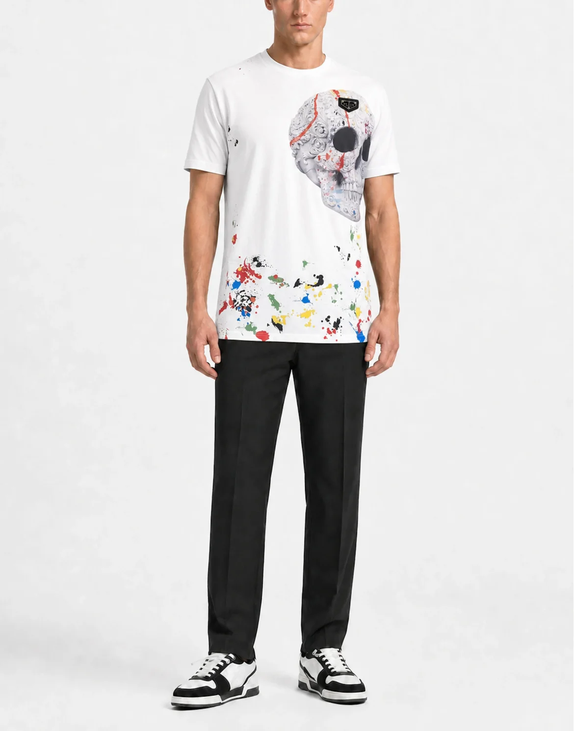 Jersey T-Shirt Skull Dripping, цвет: Белый