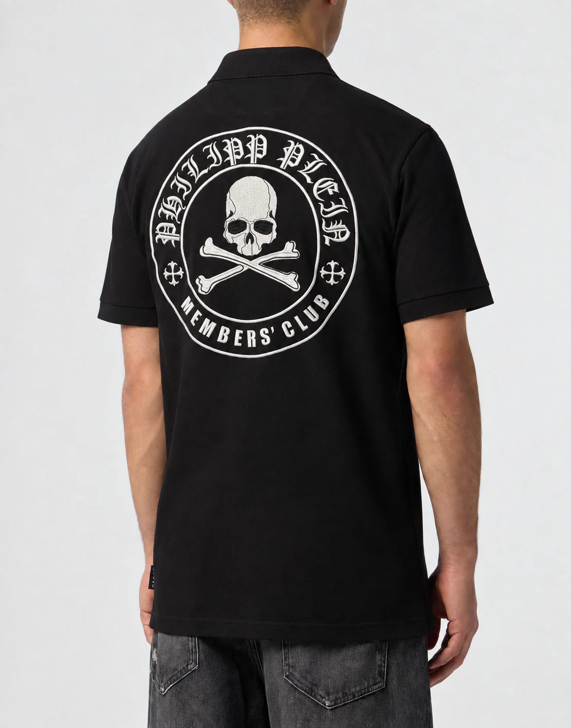 Polo T-Shirt Plein Members Club, цвет: Черный