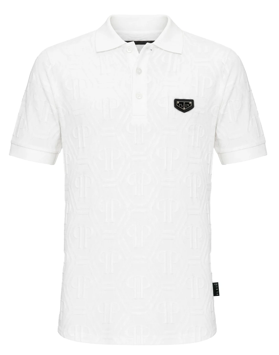Jacquard Polo T-Shirt Monogram, цвет: Белый