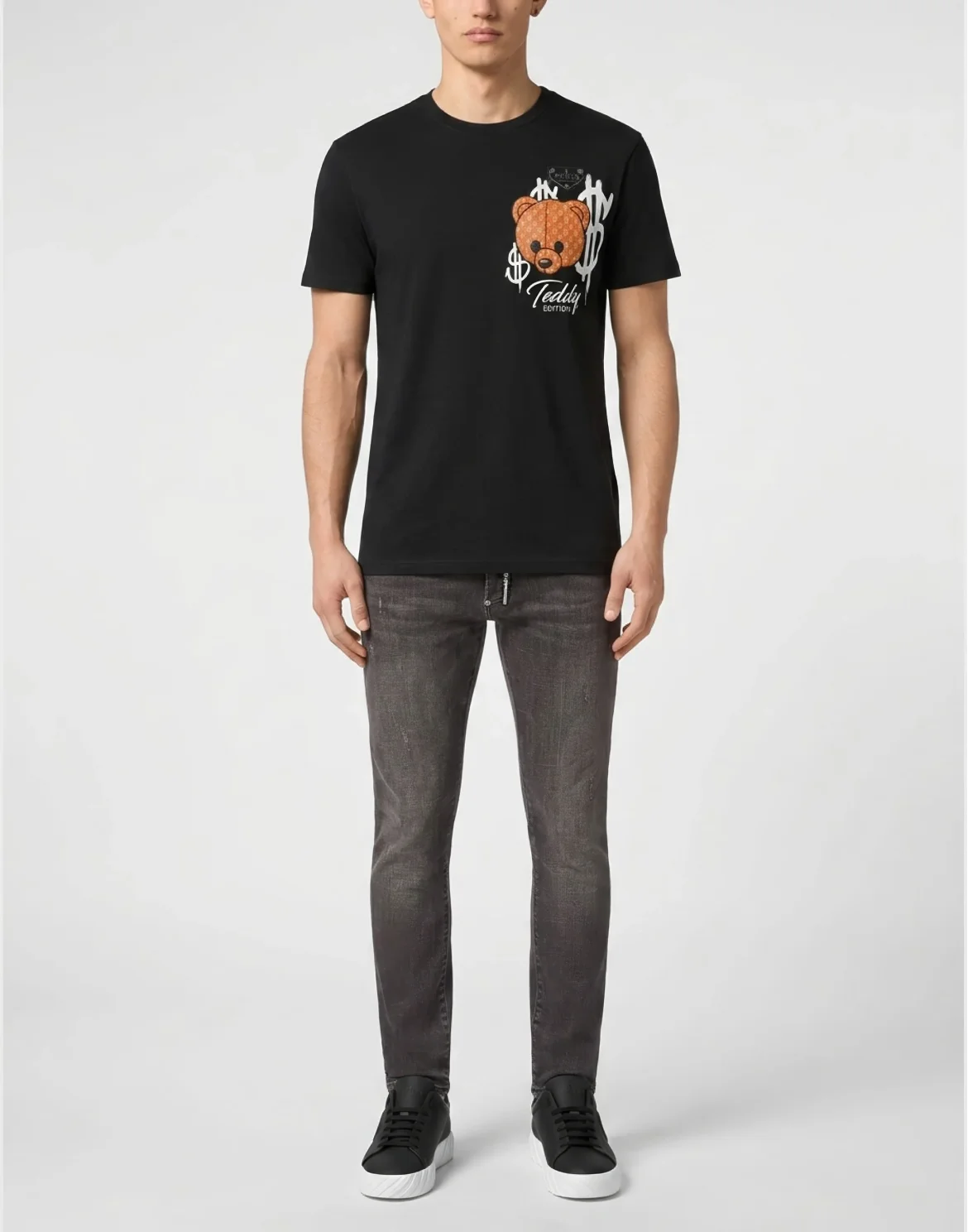 Jersey T-Shirt Teddy Chest, цвет: Черный