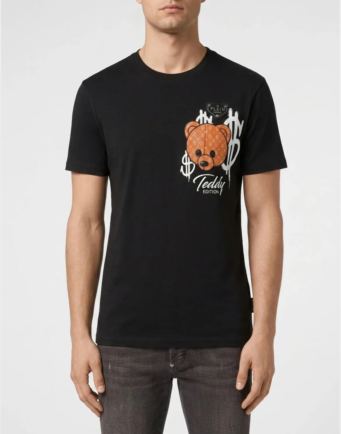 Jersey T-Shirt Teddy Chest, цвет: Черный