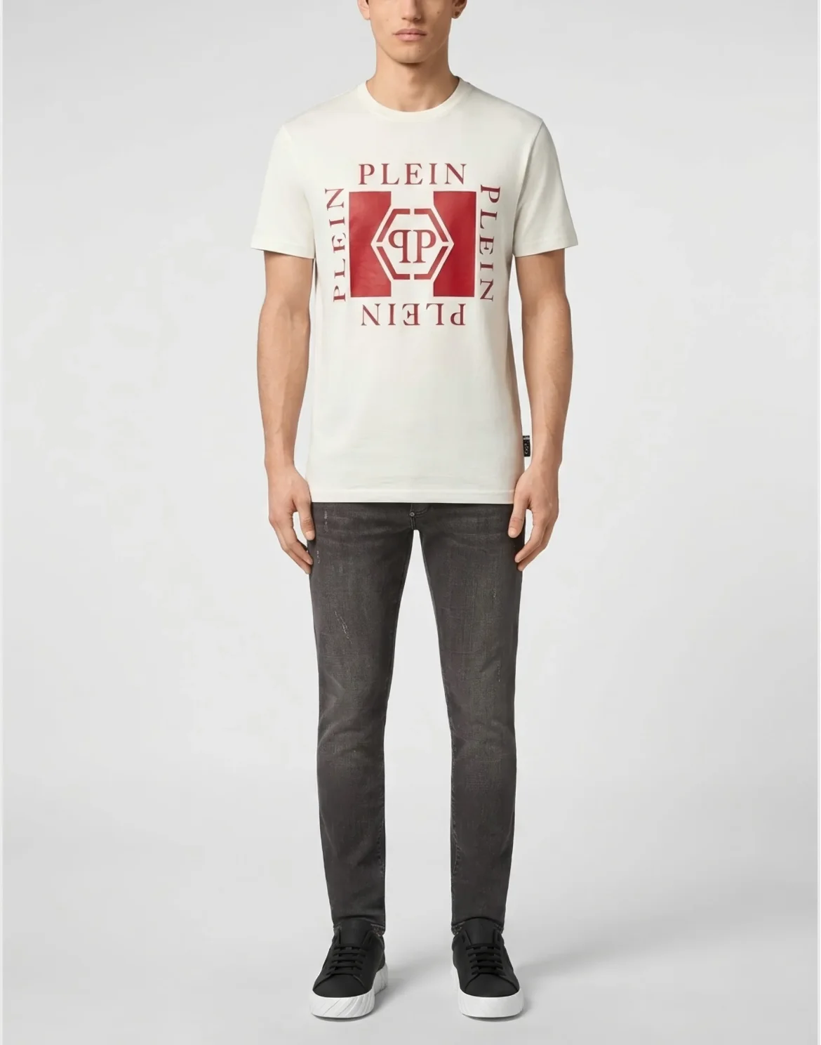 Jersey T-Shirt Plein PP, цвет: Белый