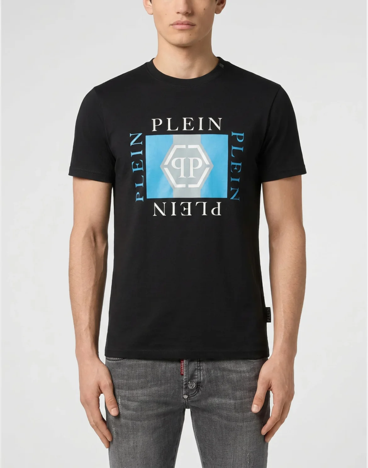 Jersey T-Shirt Plein PP, цвет: Черный