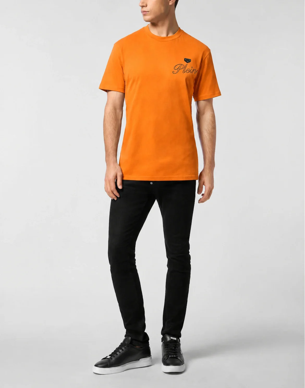 Jersey T-Shirt Roundneck Plein, цвет: Синий