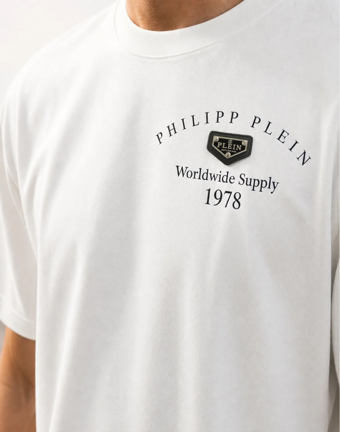 Jersey T-Shirt Philipp Plein L'HOMME, цвет: Белый