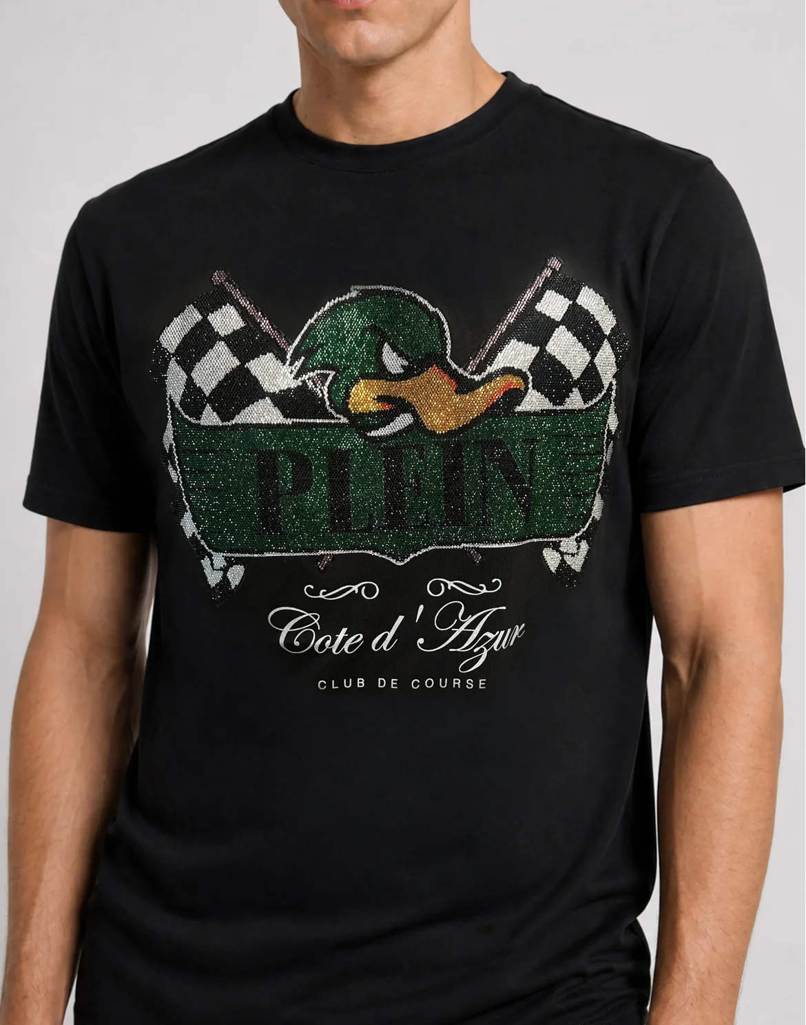 Jersey T-Shirt Plein Racing Duck, цвет: Черный