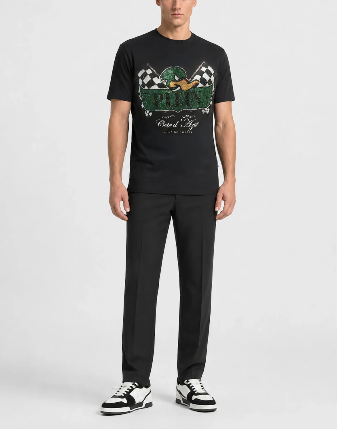 Jersey T-Shirt Plein Racing Duck, цвет: Черный