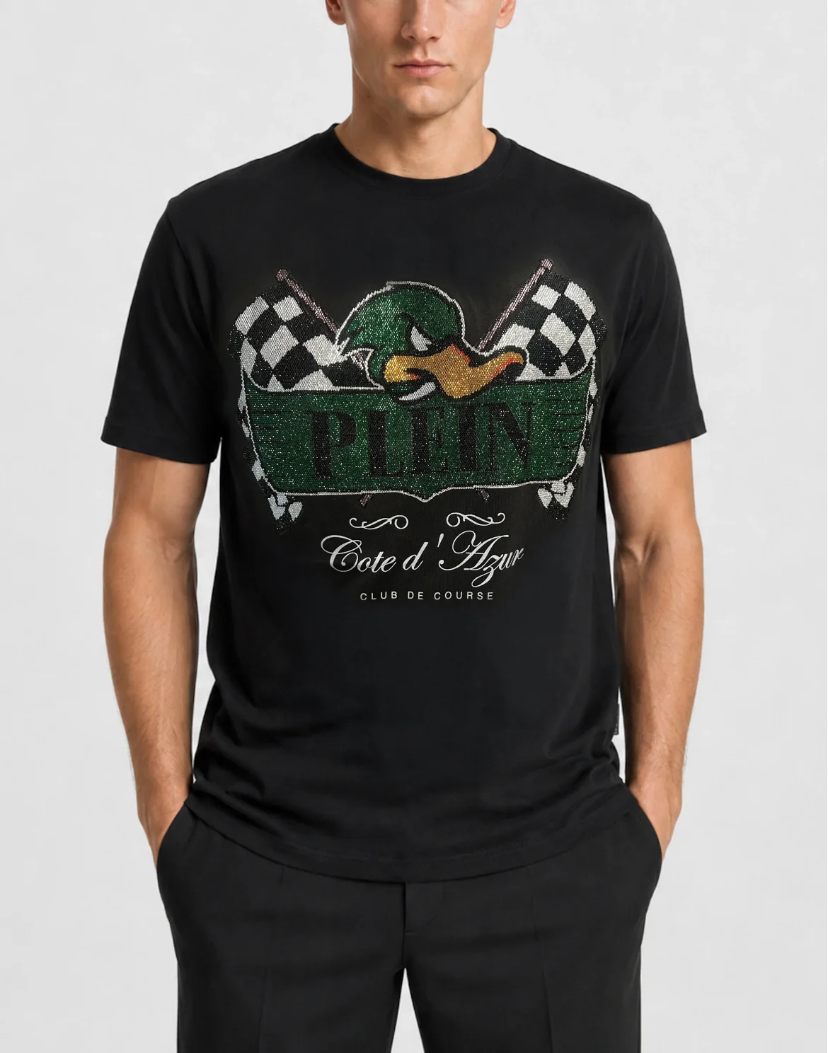Jersey T-Shirt Plein Racing Duck, цвет: Черный