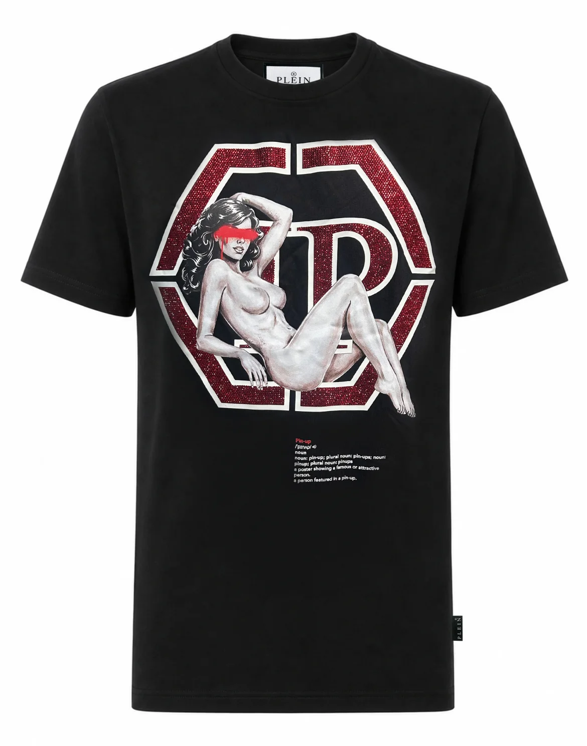 Jersey T-Shirt Plein Pin Up Hexagon, цвет: Черный
