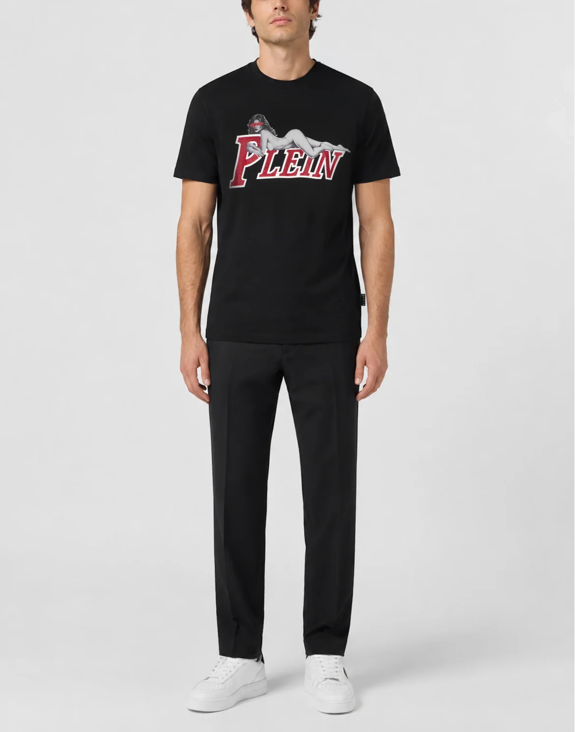 Jersey T-Shirt Plein Pin Up, цвет: Черный