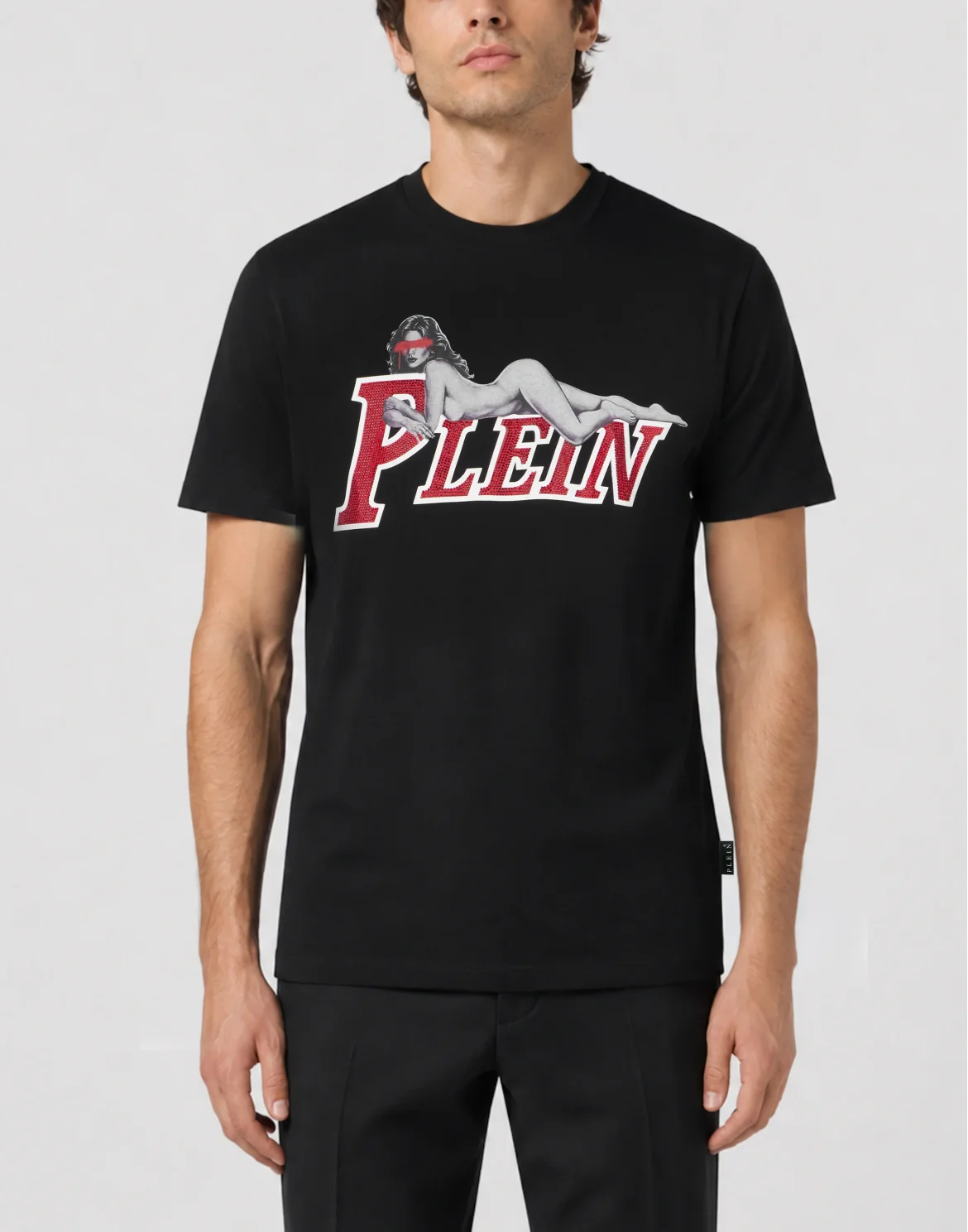 Jersey T-Shirt Plein Pin Up, цвет: Черный