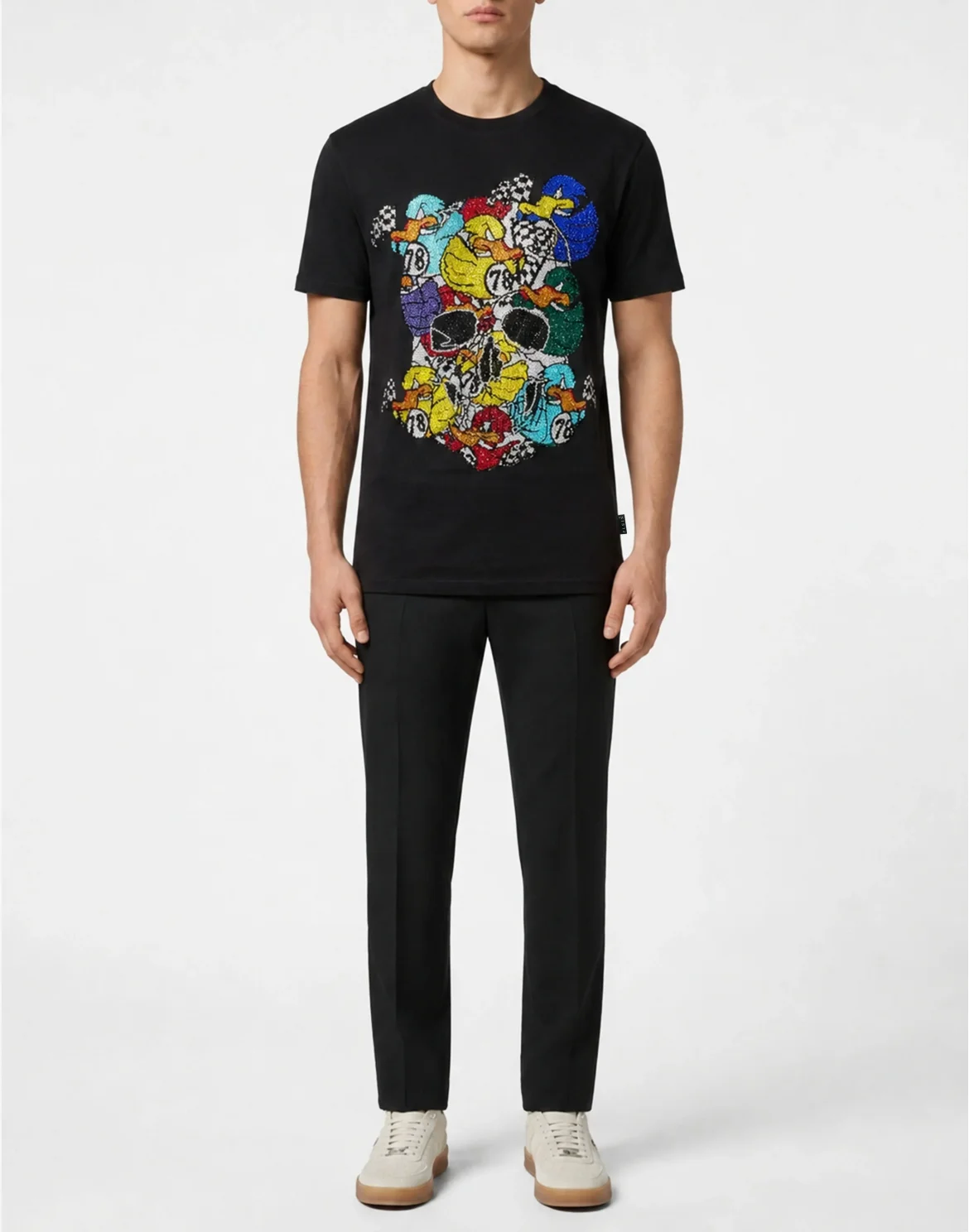 Jersey T-Shirt Plein Ducks Bling, цвет: Черный