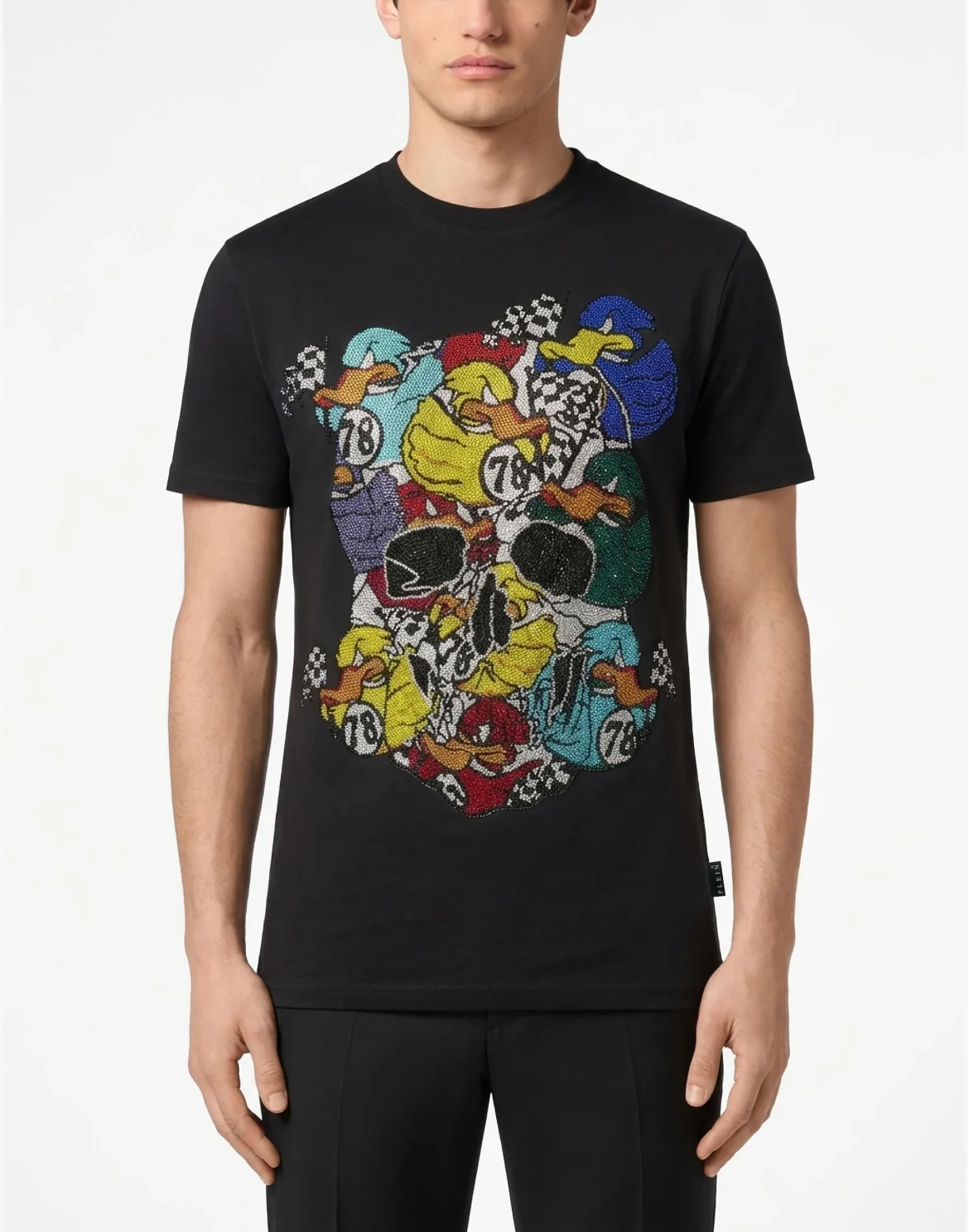 Jersey T-Shirt Plein Ducks Bling, цвет: Черный