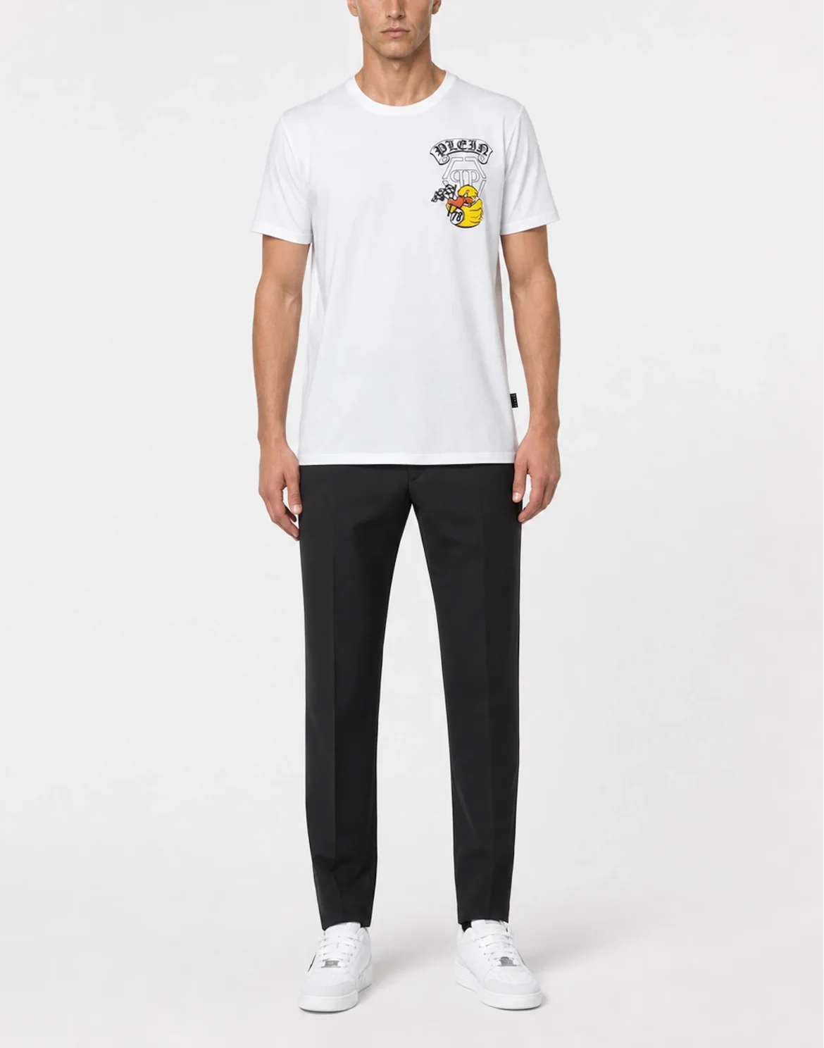 Jersey T-Shirt Plein Gothic Duck, цвет: Белый