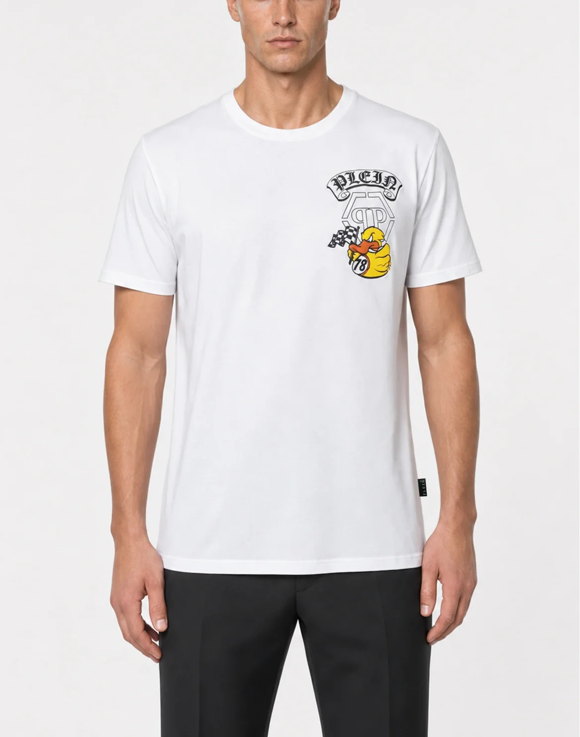 Jersey T-Shirt Plein Gothic Duck, цвет: Белый