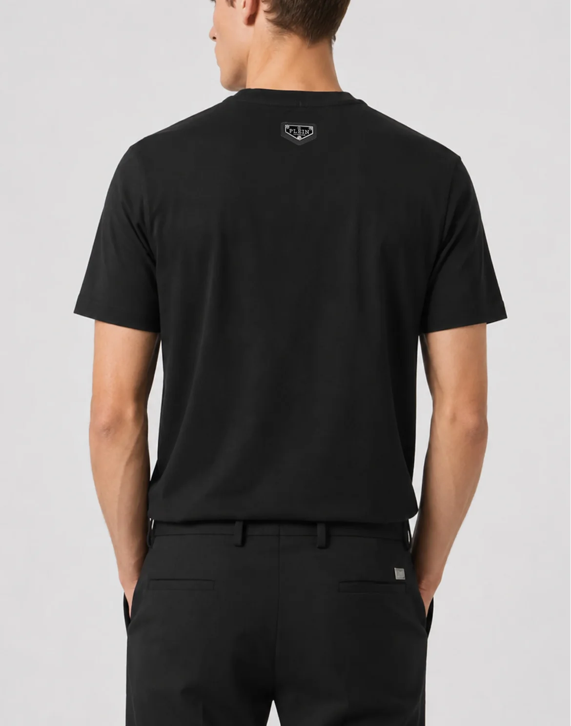 Jersey T-Shirt Plein Duck Check, цвет: Черный