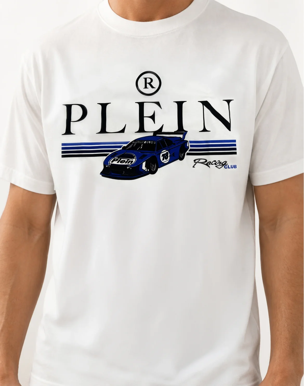 Jersey T-Shirt Plein Racing, цвет: Белый