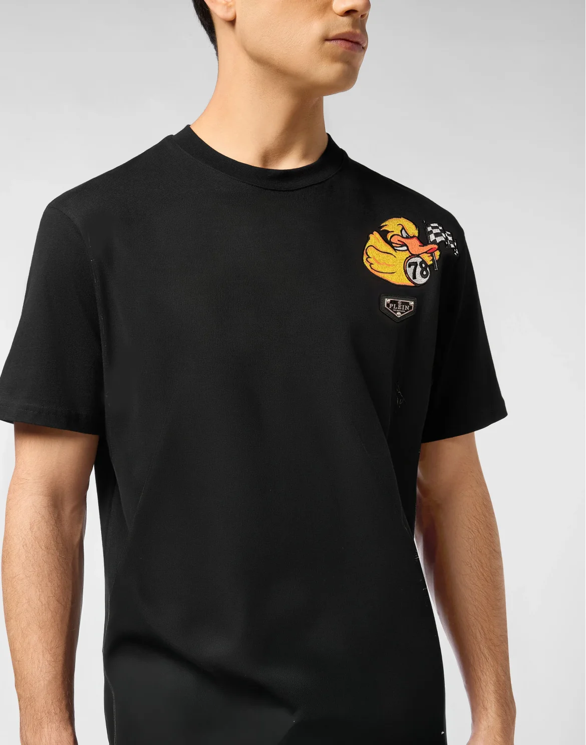 Jersey T-Shirt Plein Duck, цвет: Черный
