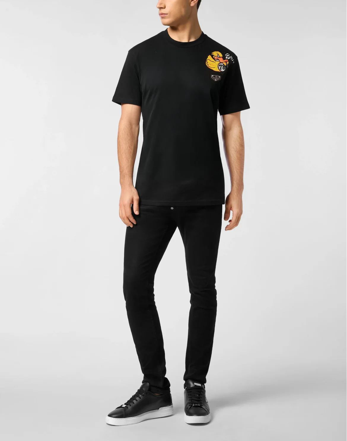 Jersey T-Shirt Plein Duck, цвет: Черный