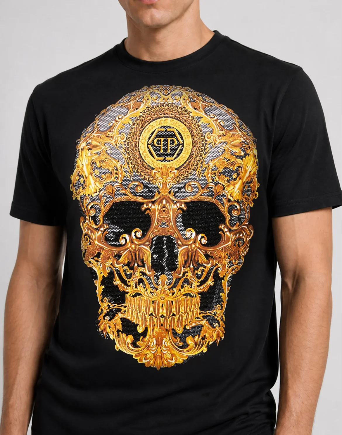Jersey T-Shirt Skull Baroque, цвет: Черный