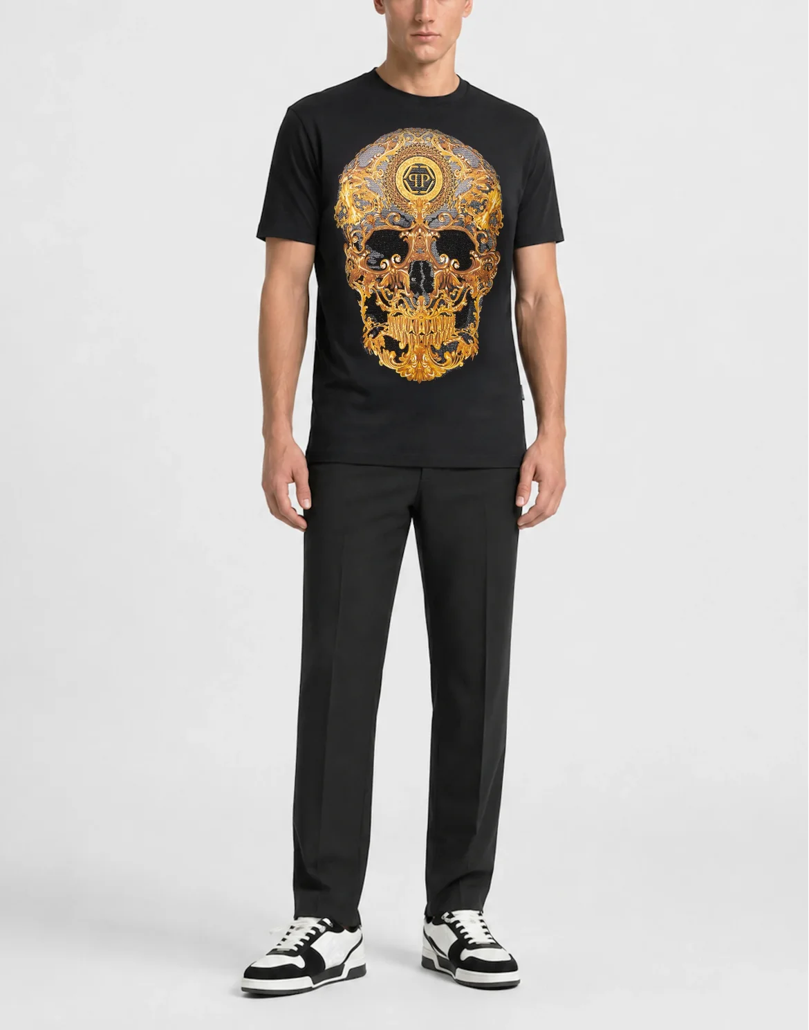Jersey T-Shirt Skull Baroque, цвет: Черный