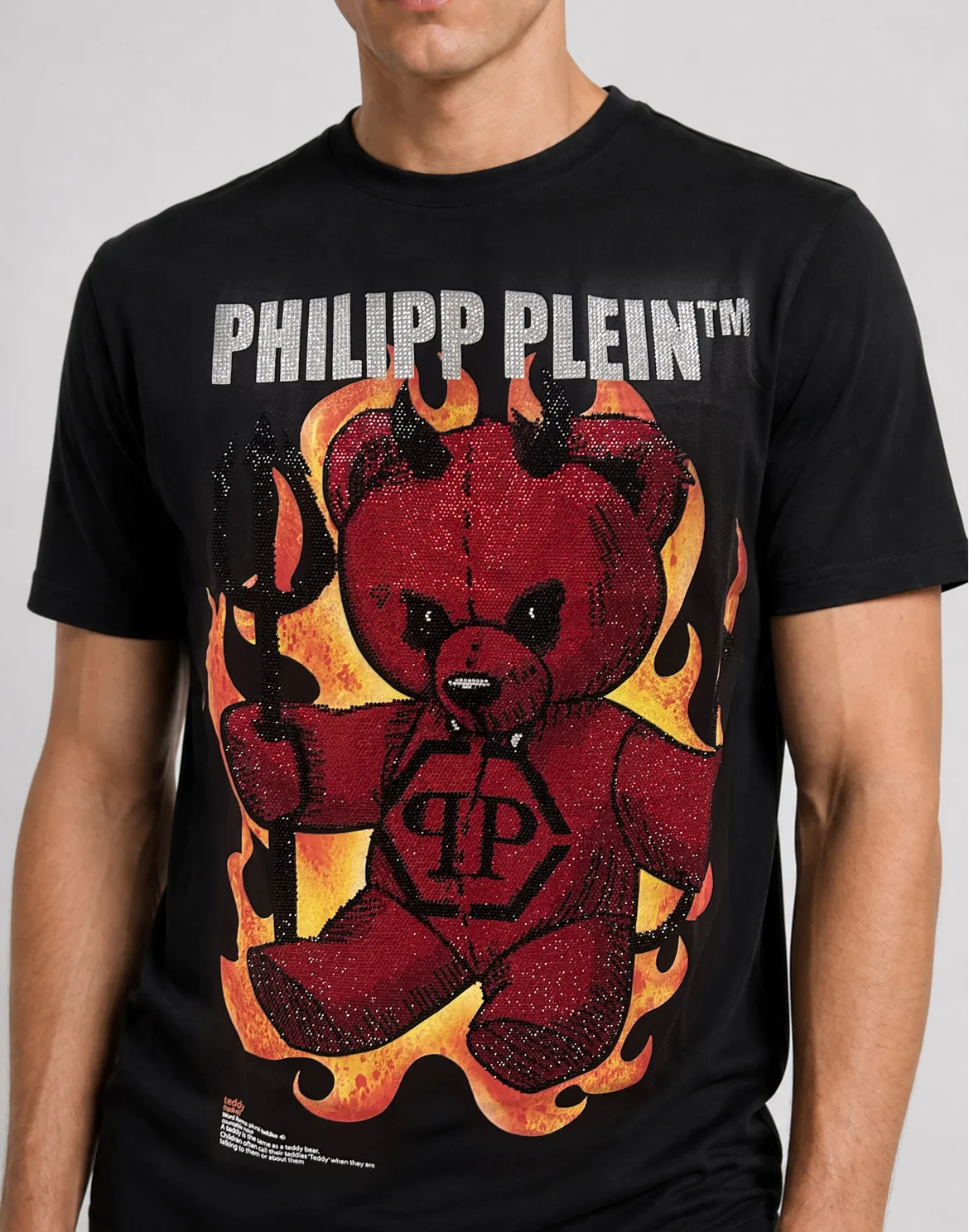 Jersey T-Shirt Teddy Flames, цвет: Черный